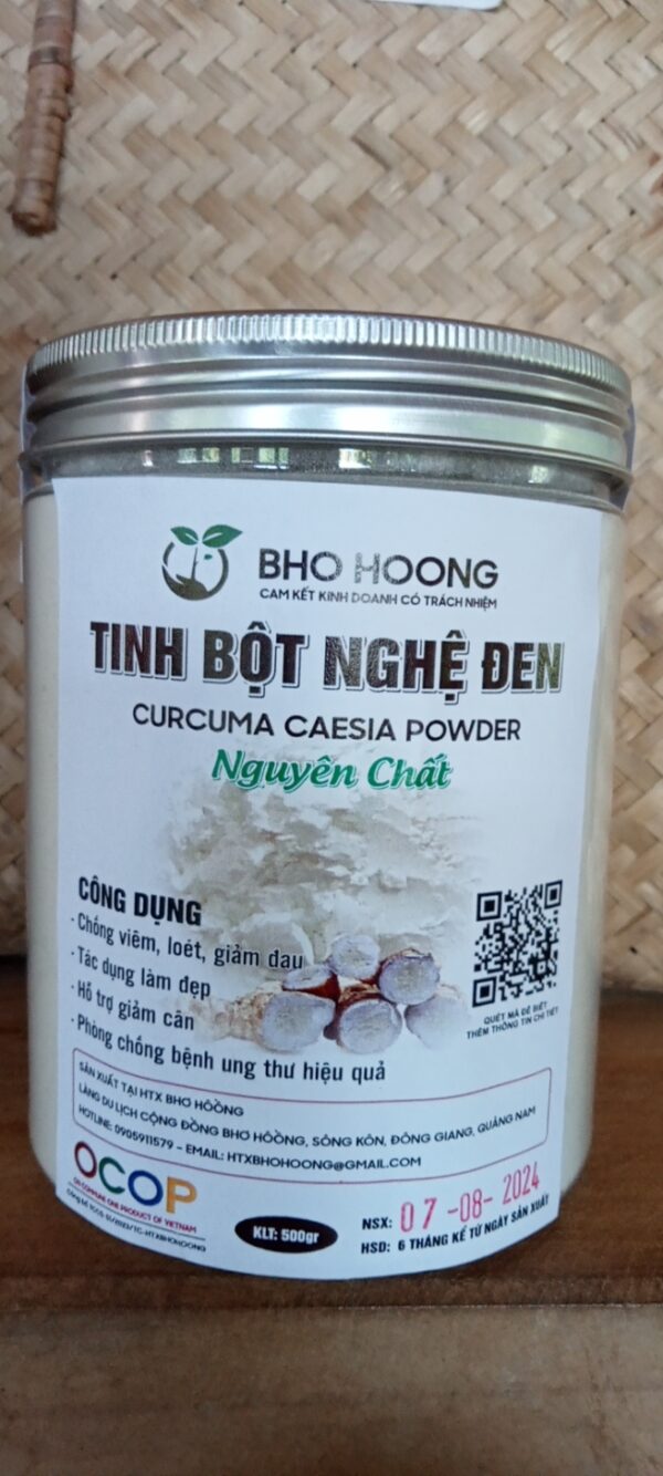 Tinh bột nghệ đen 500g